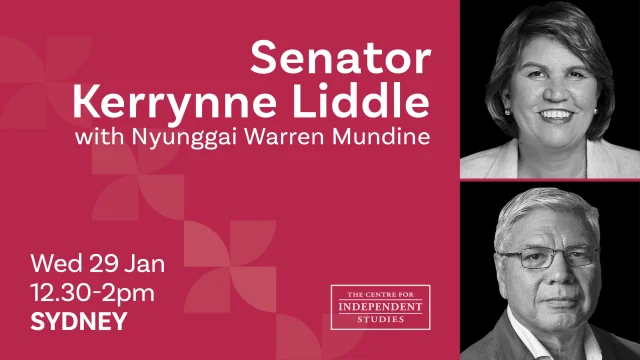 Senator Liddle an Warren Mundine